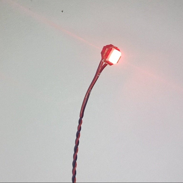 2.5mm LED Light 50cm cable with 0.8mm pin DIY lighting accessory