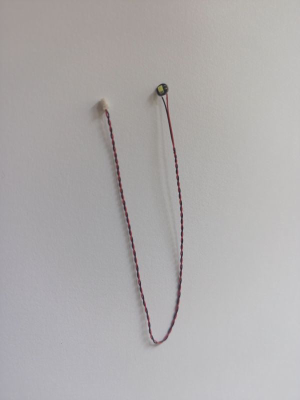 15cm Flashing White LED bit Light 0.8mm pin DIY lighting