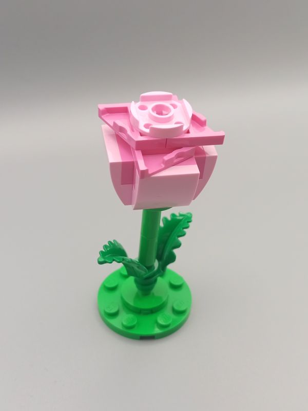 LEGO® Micro Pink Rose, Make and Take