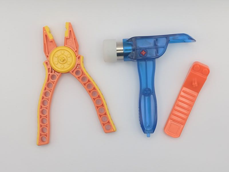 Multi-Function Building Blocks Tool Kit Hammer Pliers Separator - Ideal for LEGO®