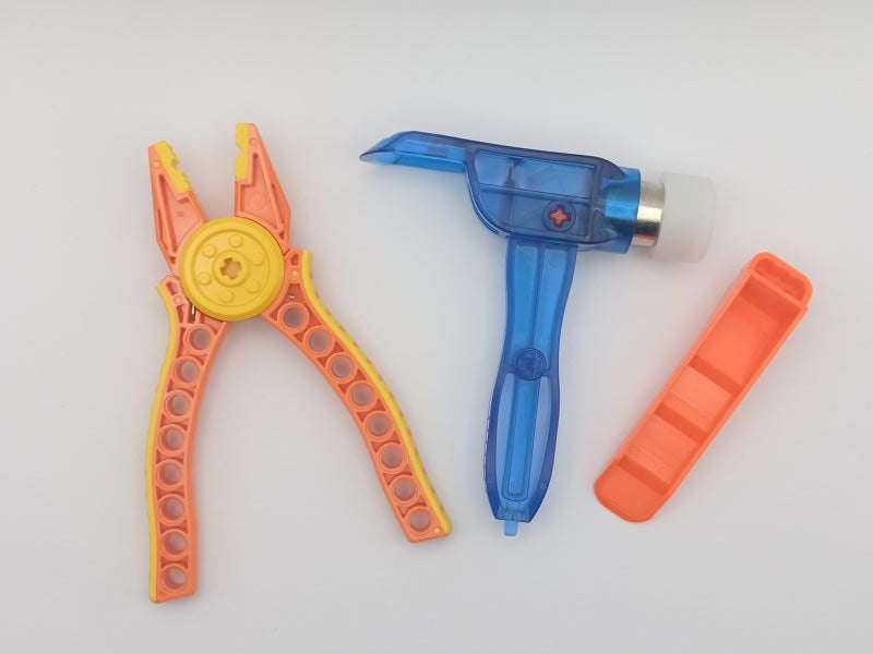 Multi-Function Building Blocks Tool Kit Hammer Pliers Separator - Ideal for LEGO®