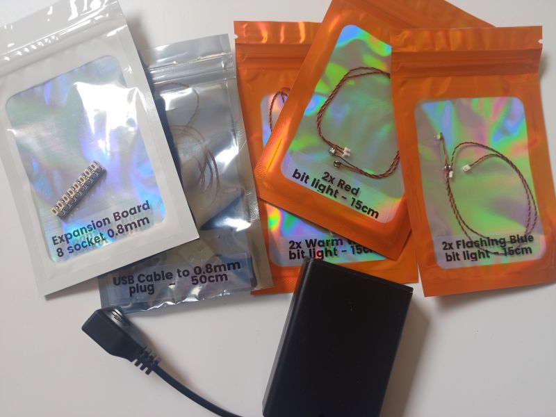 Emergency Vehicle Universal Lighting Kit - with flashing blue lights