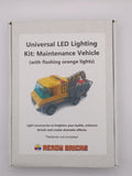 Maintenance Vehicle Universal Lighting Kit - with flashing orange lights