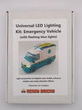 Emergency Vehicle Universal Lighting Kit - with flashing blue lights