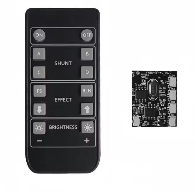 Shunt Module + Remote Control DIY lighting (creates flashing/blinking control for LEDs)
