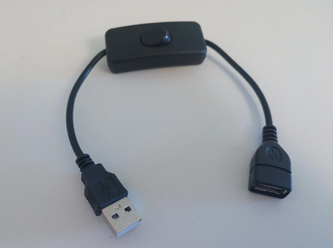 USB Switch Cable ON/OFF Male to Female Extension Power Connector for Lighting