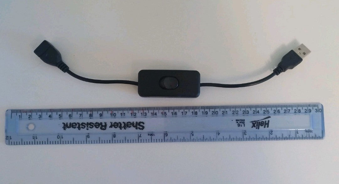 USB Switch Cable ON/OFF Male to Female Extension Power Connector for Lighting