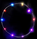 Multi Colour Changing Light String 10 LED's, 50cm with 0.8mm plug DIY lighting accessory
