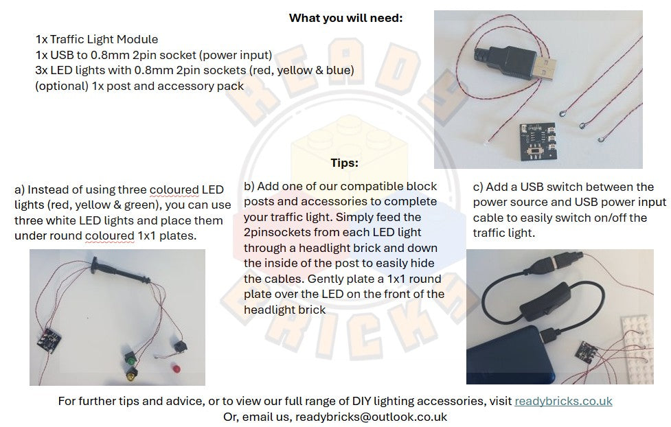 Traffic Light module DIY lighting