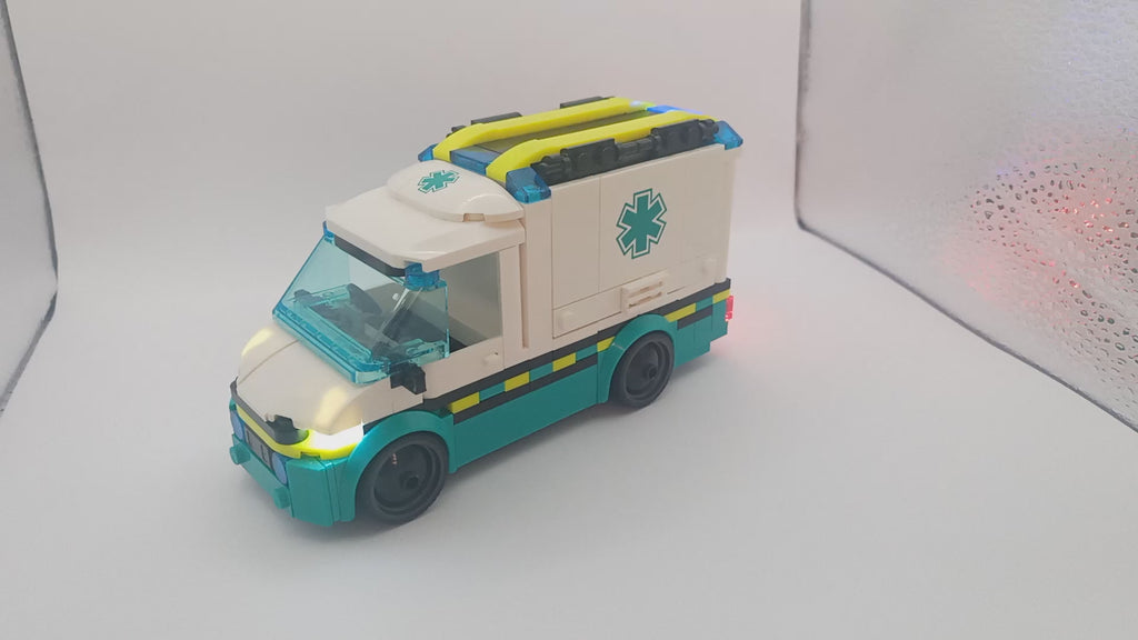 Emergency Vehicle Universal Lighting Kit - with flashing blue lights