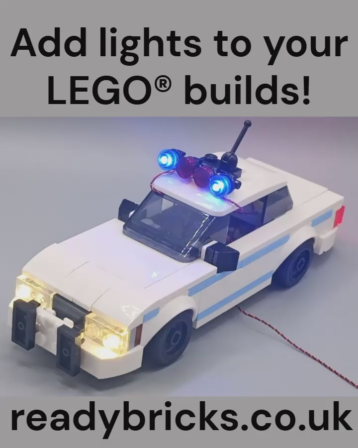 Emergency Vehicle Universal Lighting Kit - with flashing blue lights